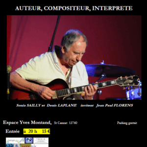 SAM-DI  invite Jean Paul FLORENS  - 16 octobre 2025 - 20h00